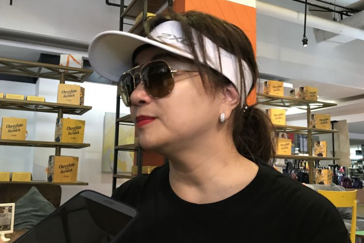 Direktu Retail PT Sarinah (Persero) Lies Permana Lestari di Sarinah Department Store Thamrin, Jakarta Pusat, Minggu (23/12/2018)