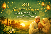 30 Ucapan Lebaran untuk Orang Tua yang Penuh Doa, Menyentuh Hati di Hari Raya Idul Fitri