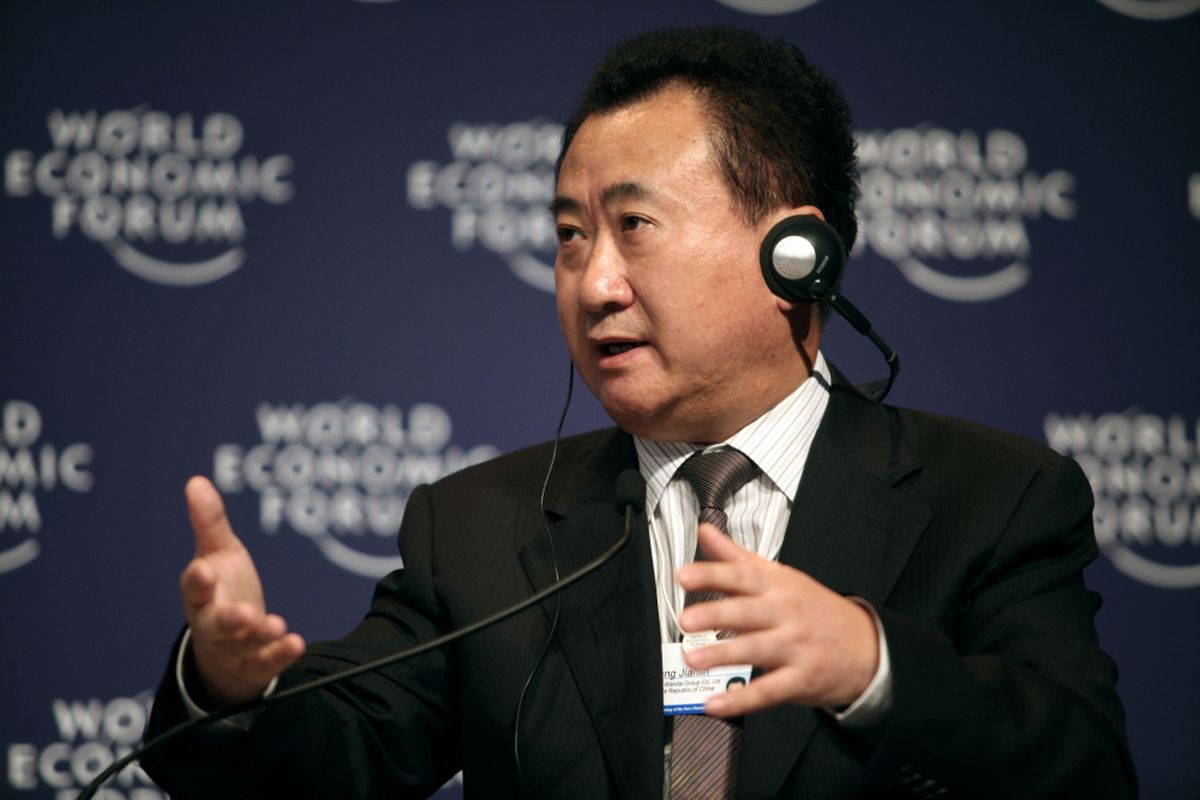 Wang Jianlin dalam gelaran World Economic Forum