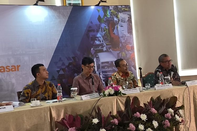 Diskusi Tancap Gas Kejar Target Pasar Mobil 2 Juta Unit? yang digelar Forum Wartawan Industri (Forwin) di Jakarta, Kamis (23/2/2023). 