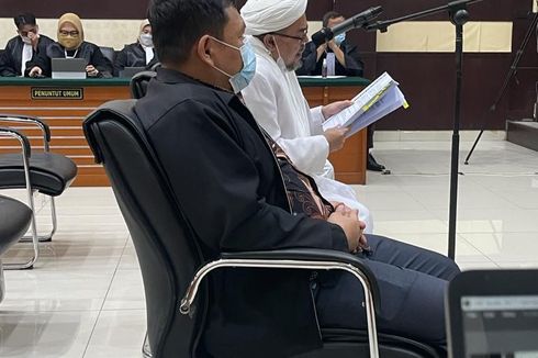 Baca Pleidoi Kasus Tes Swab RS Ummi, Rizieq: Minta Tuntutan Jaksa Dibatalkan demi Hukum