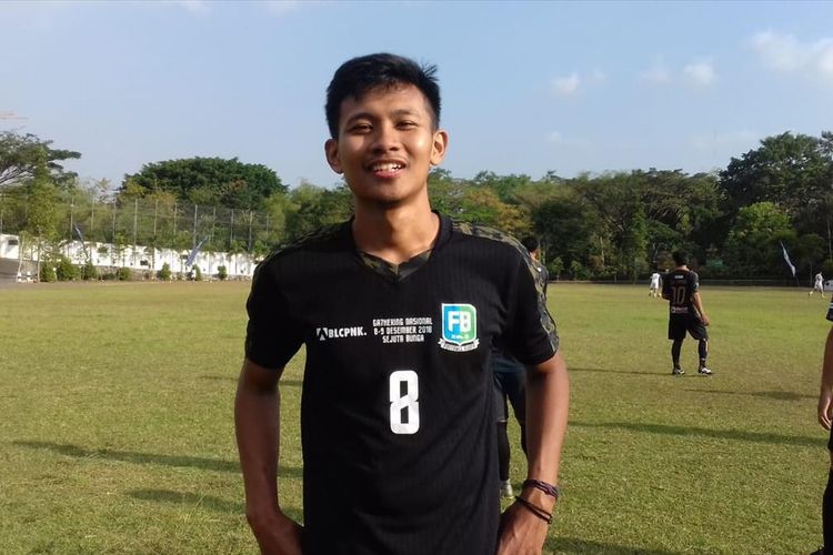 Muhammad Lutfi Febrianto, salah satu mahasiswa di UMM saat ditemui di lapangan UMM, Kamis (18/7/2019)