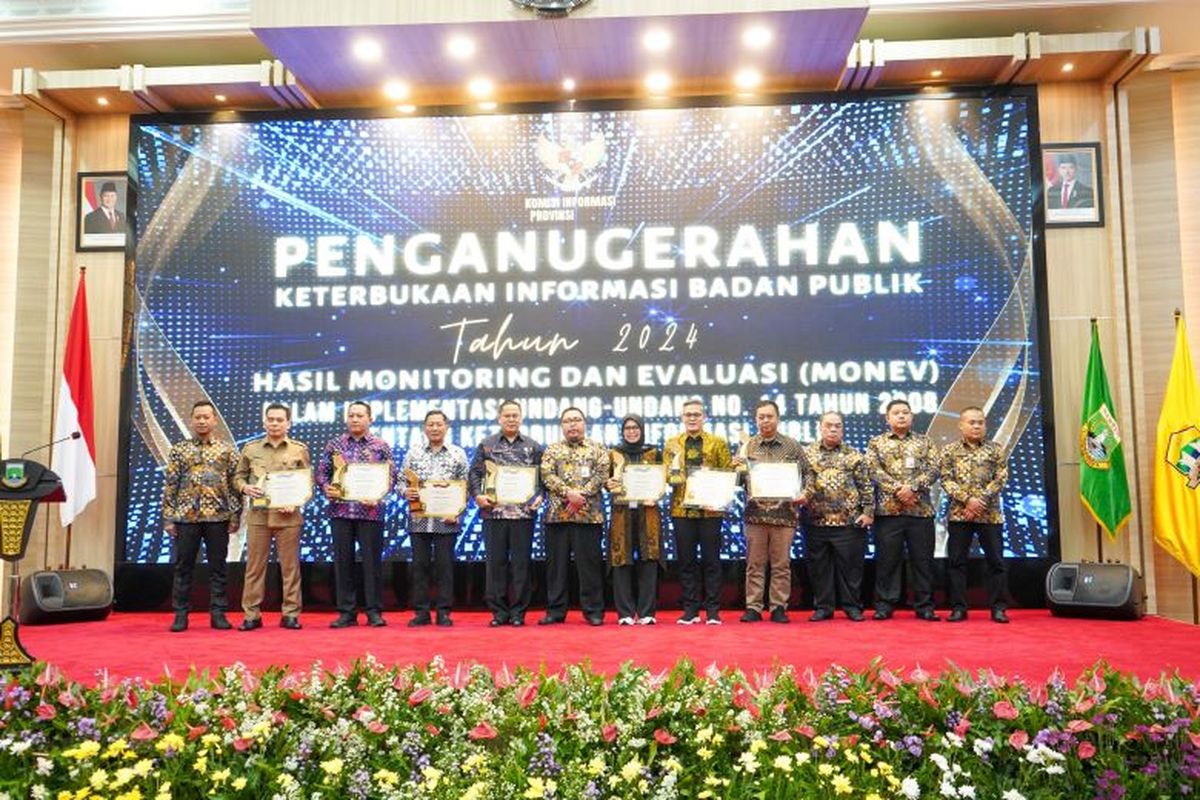 Penghargaan Kota Informatif yang diraih Pemkot Cilegon diberikan dalam ajang Penganugerahan Keterbukaan Informasi Publik Tahun 2024.