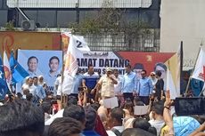 Di Hadapan Ribuan Pedagang Pasar, Prabowo Janji Dirikan Sekolah Unggul di Sumbar