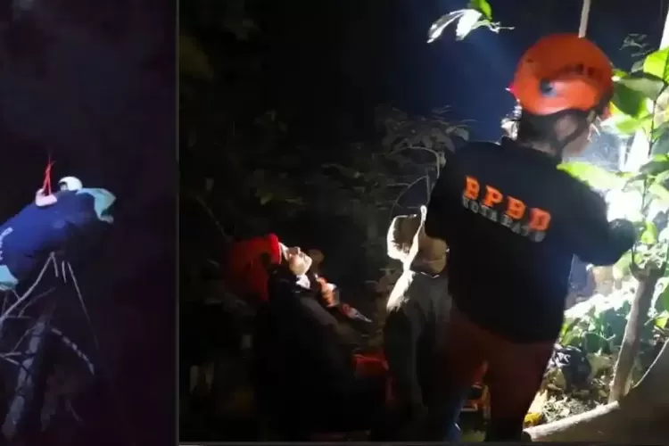 Detik-detik Turis Rusia Tersangkut Pohon Pinus Saat Olahraga Paralayang di Kota Batu