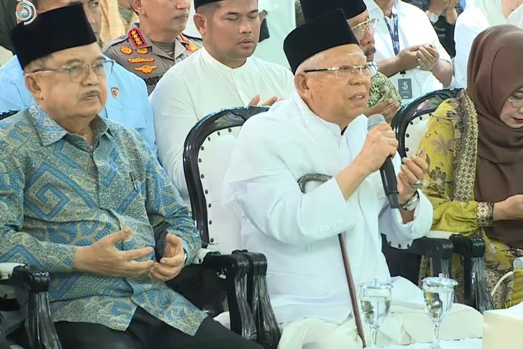 JK hingga Ma'ruf Amin Hadiri Pembukaan Muktamar Ke-35 NU