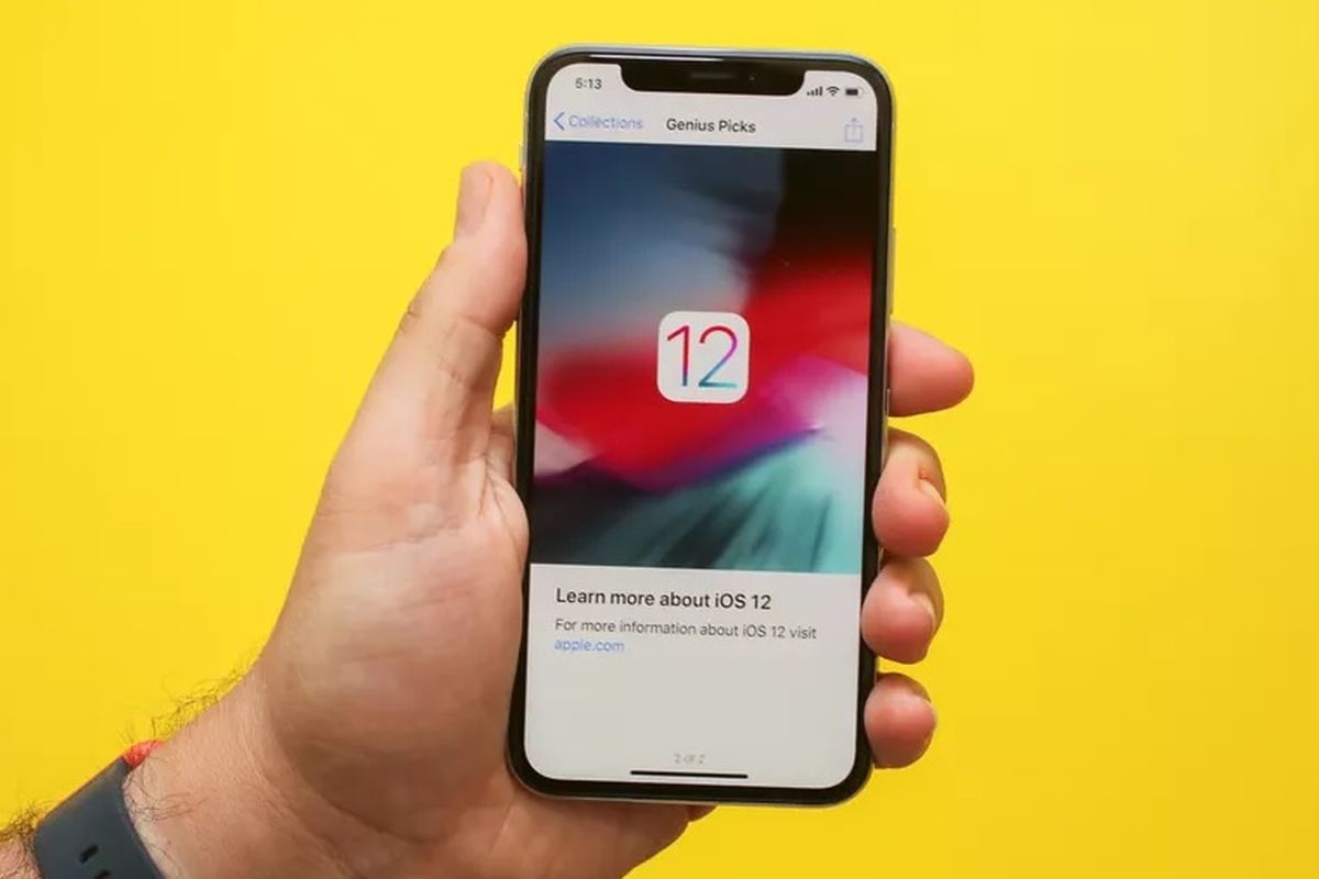 ilustrasi iOS 12