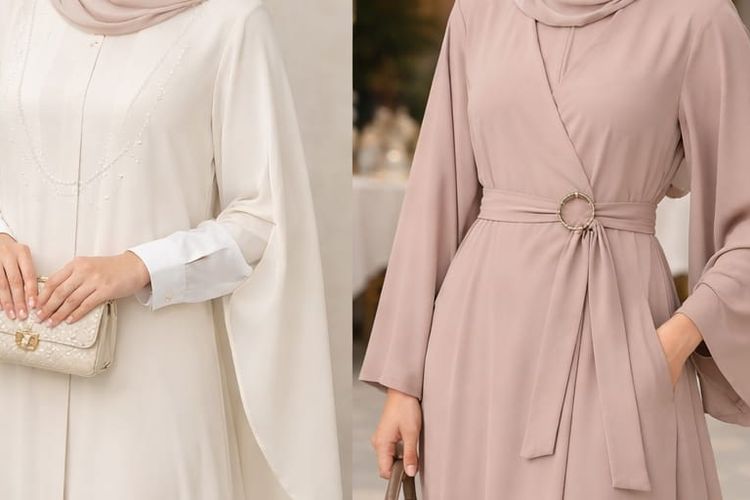 Baju lebaran abaya one set