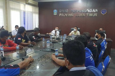 Perwakilan Sopir Truk di Surabaya Lakukan Audiensi dengan Dishub Jatim soal Kebijakan ODOL