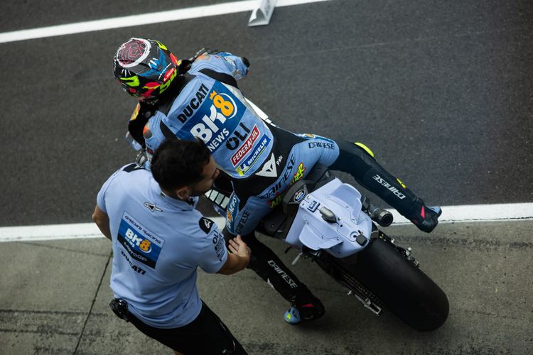 Fermin Aldeguer saat berlaga pada MotoGP Australia 2025