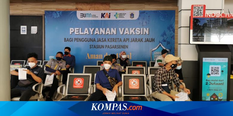 KAI Buka Vaksinasi Gratis di Stasiun Gambir dan Pasar Senen, Simak Syaratnya - Vimarsana News