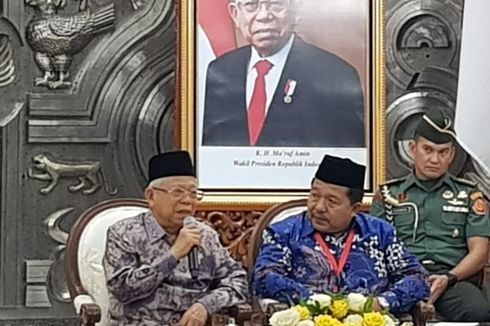 Ma'ruf Amin Ungkap Banyak Kiai Dilatih Jadi Bankir dan Bankir Dilatih Ekonomi Syariah