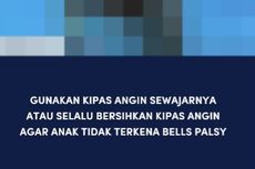 Benarkah Paparan Kipas Angin Berlebih Bisa Menyebabkan Bell's Palsy pada Anak? 