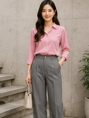 Baju pink cocok dipadukan dengan berbagai warna celana, dari putih, hitam, jeans, hingga mauve. Simak 17 inspirasinya di sini.
