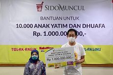 Berkah Ramadhan, Sido Muncul Salurkan Bantuan Rp 1 Miliar kepada 10.000 Anak Yatim dan Duafa