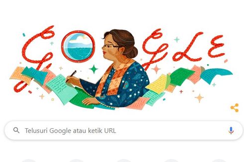 Cara Google Doodle Kenang Ulang Tahun NH Dini, Ini Sosoknya.. 