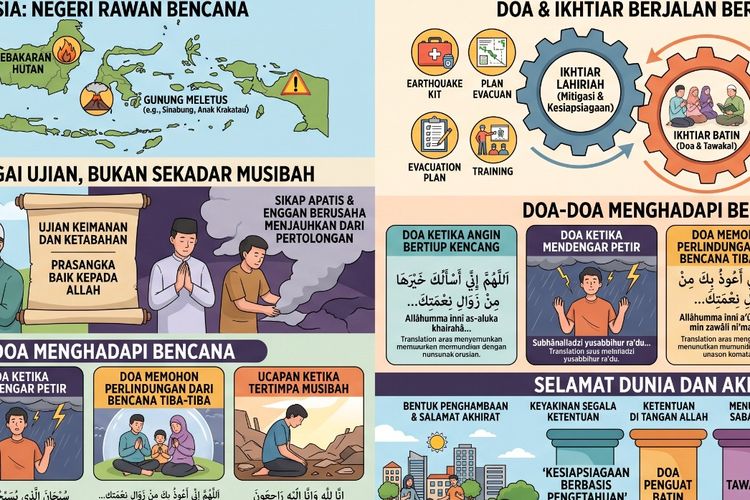 Doa Menghadapi Bencana: Gempa, Banjir, hingga Gunung Meletus