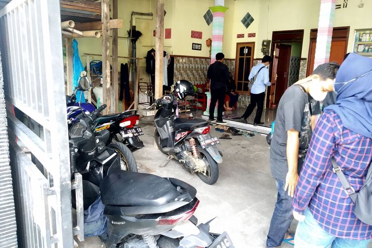 Rumah kos di Kelurahan Karangtengah, Kota Blitar kehilangan 6 sepeda motor dalam 30 menit, Senin (18/1/2022)