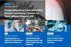 [POPULER SAINS]: Gempa Megathrust Selat Sunda Memicu Tsunami | Gejala KIPI Vaksin Booster ] Jabodetabek Hujan Lebat
