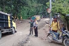 Bukit Girijaya Bogor Longsor, Akses Jalan Jonggol-Cikalong Terputus
