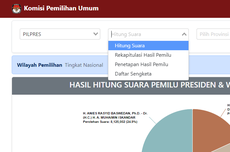 Jangan Keliru, Ini Beda Hitung Suara, Rekapitulasi, dan Penetapan Hasil Pemilu di Situs "Real Count" KPU