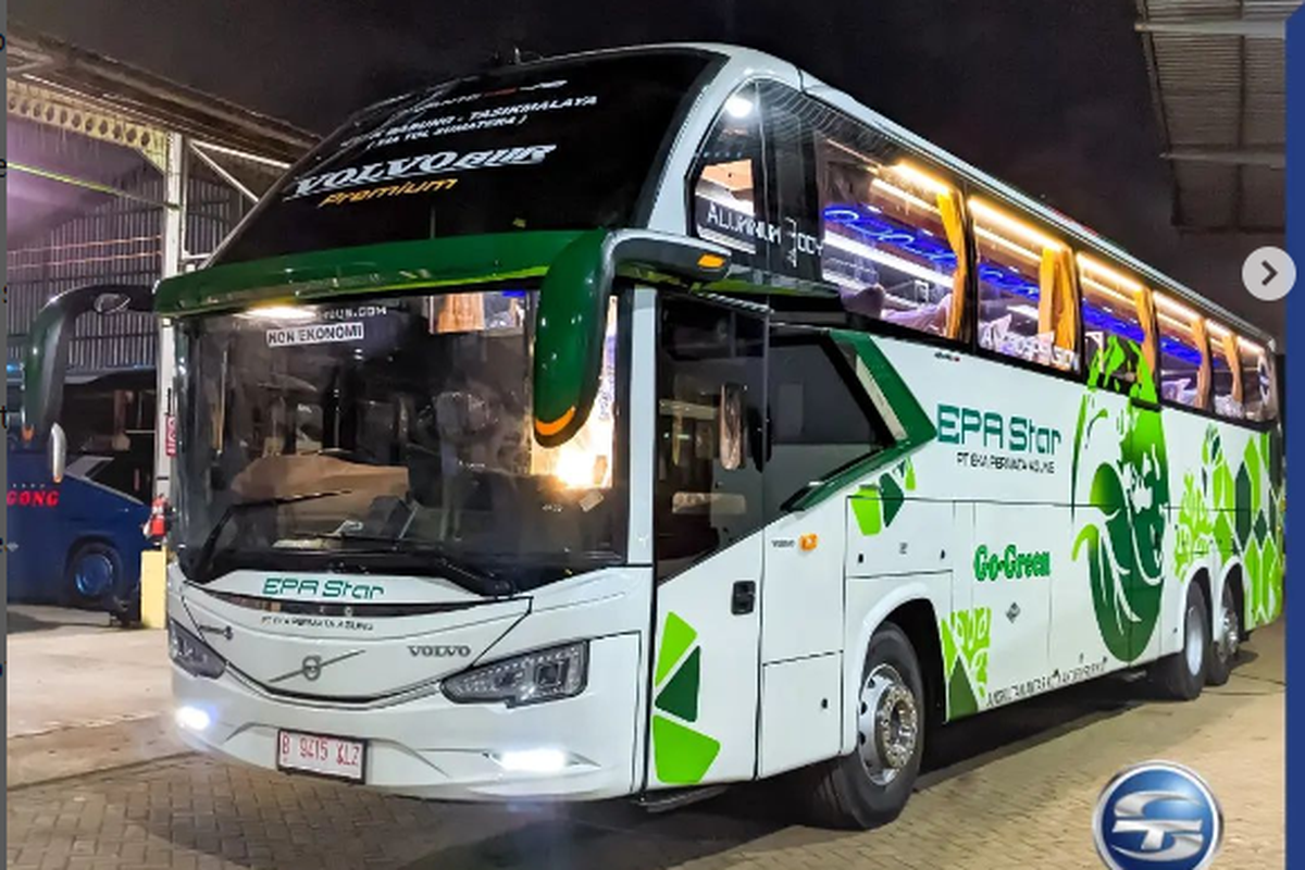 Bus baru PO Epa Star Rancangan Tentrem