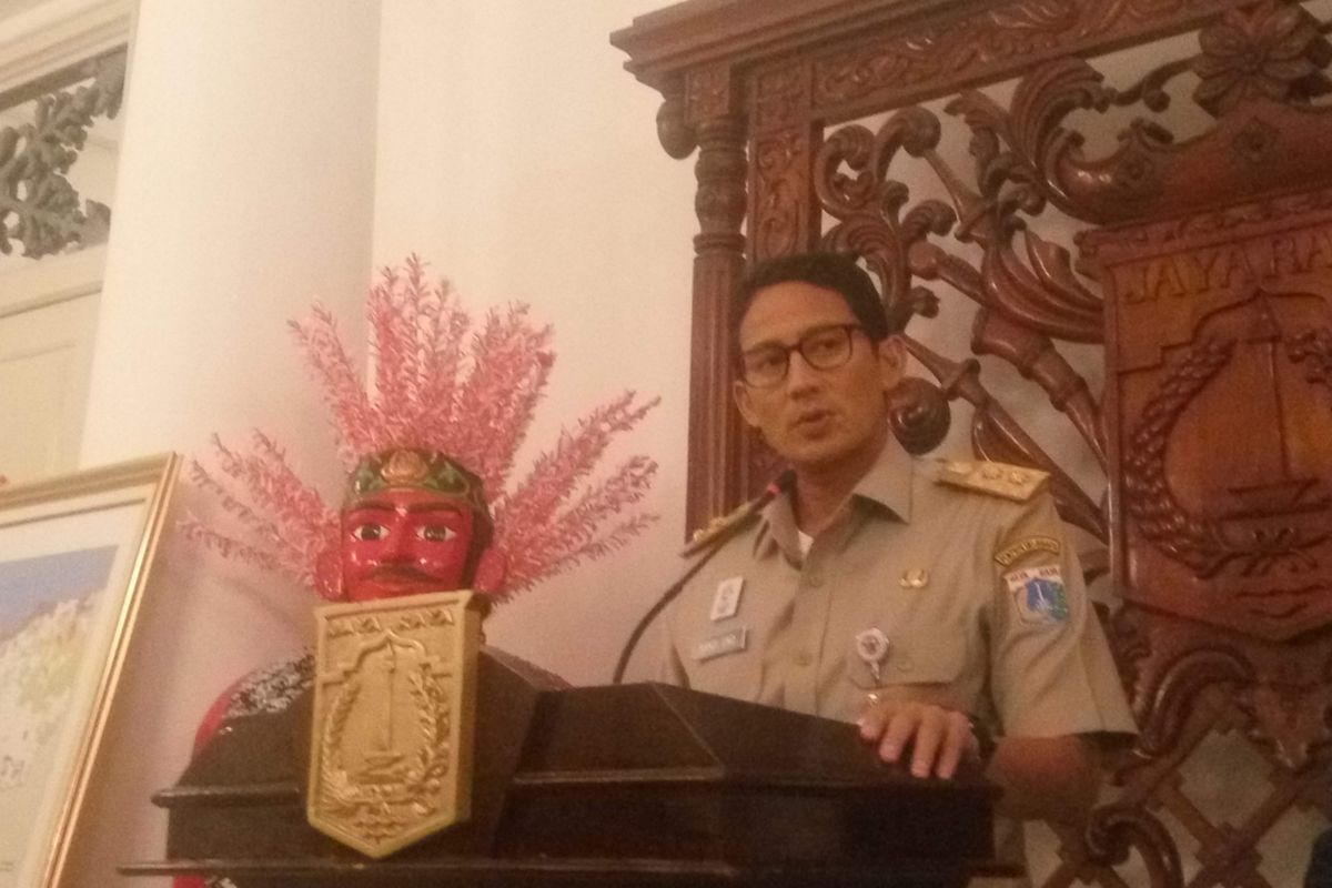 Wakil Gubernur DKI Jakarta Sandiaga Uno