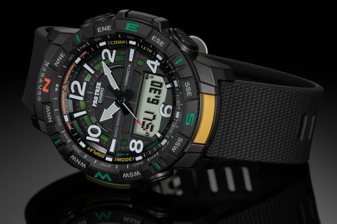 Pro Trek PRT-B50, Arloji Petualang dari Casio dengan 4 Sensor