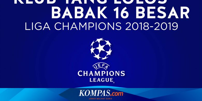 Infografik Daftar Peserta 16 Besar Liga Champions Eropa