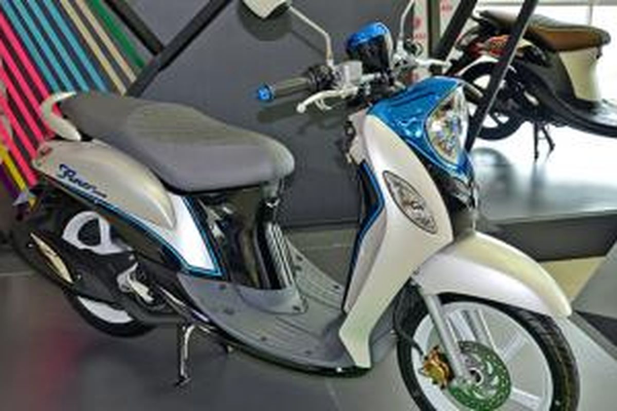 Yamaha Fino 125 Blue Core di Thailand.
