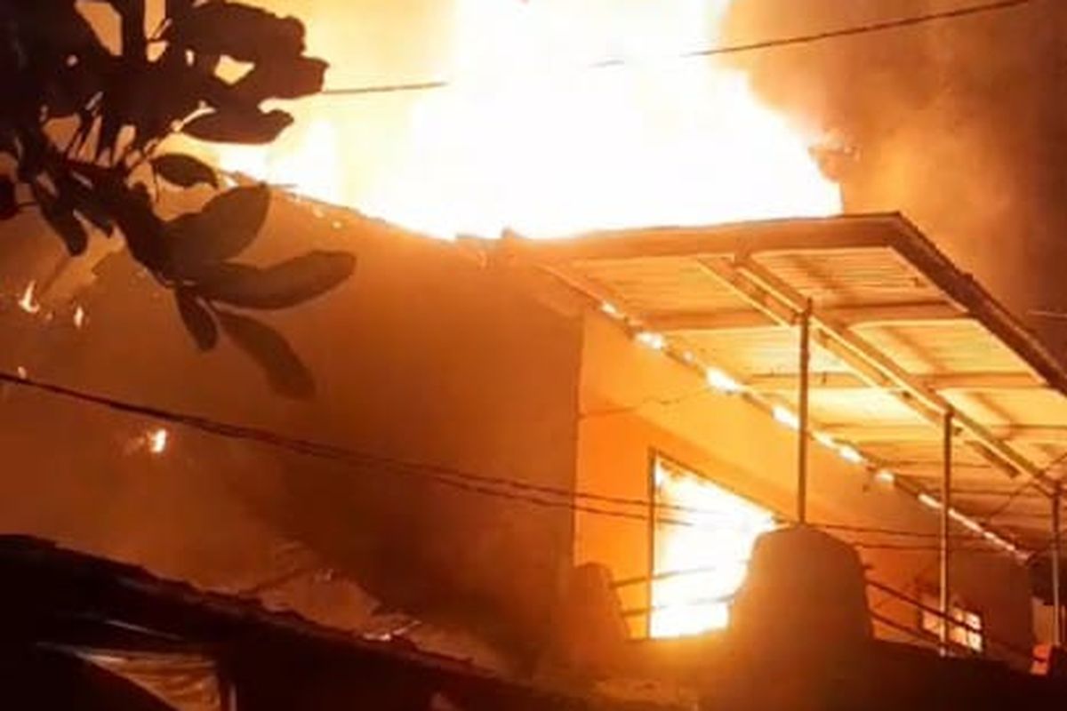 3 Rumah di Permukiman Padat Penduduk Bogor Terbakar, Diduga akibat Korsleting