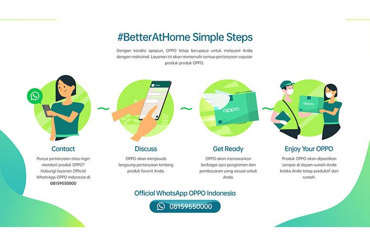 Cara berbelanja #BetterAtHome