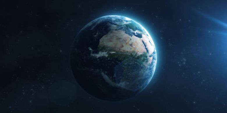 ilustrasi planet bumi.