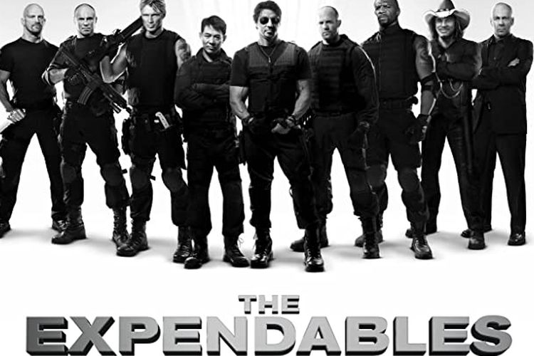 Poster film The Expendables yang tayang di Trans TV, Rabu (3/6/2020) pukul 21.30 WIB malam ini. 