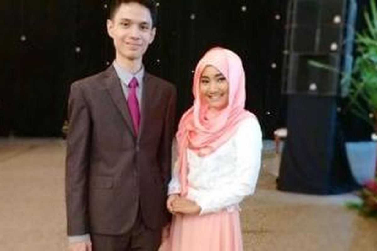 Fatin Shidqi lubis dan teman dekatnya Kevin.