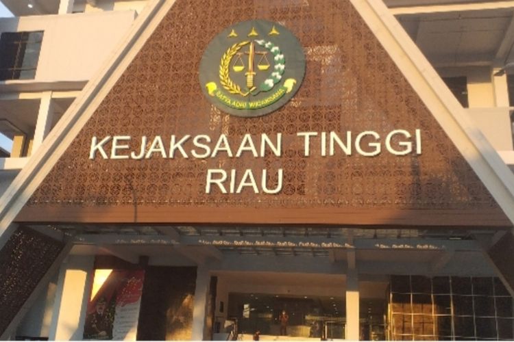 Kantor Kejaksaan Tinggi Riau di Kota Pekanbaru.