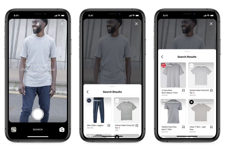 Fitur Instagram Visual Search  yang kabarnya akan segera dirilis untuk memudahkan pencarian produk.