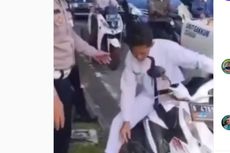 Siswa SMP Sidoarjo Marah-marah dan Mengumpat ke Polisi Saat Motornya Diberhentikan, Videonya Viral