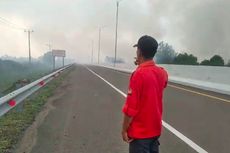 Muncul 3 Titik Api, Ruas Tol Palembang-Indralaya Kembali Tertutup Kabut Asap