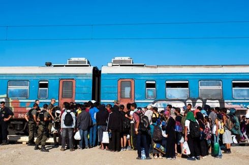 Berhasil Lintasi Macedonia, Ribuan Migran Kini Menuju Hungaria