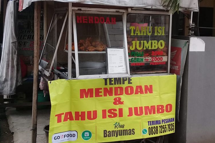 Tempat jual tempe mendoan khas Banyumas di Alam Sutera, Tangerang Selatan. 