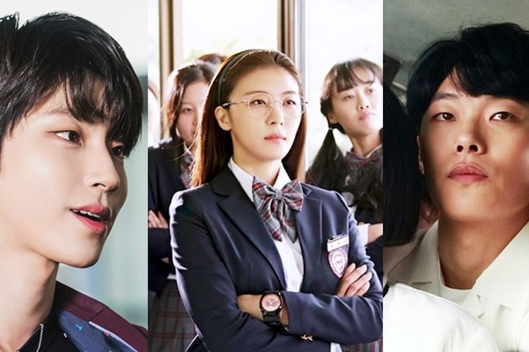 Hwang In Yeop (kiri), Ha Ji Won (tengah), dan Ryu Jun Yeol (kanan).