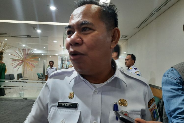 Wakil Wali Kota Jakarta Pusat Irwandi di lantai 9, Gedung DPRD DKI, Rabu (15/1/2020)