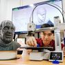 Dari Rasa Kehilangan, Lahir Sebuah Karya Cetak Wajah Paus Fransiskus Lewat Teknologi 3D