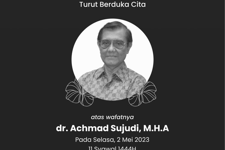 Achmad Sujudi meninggal dunia.