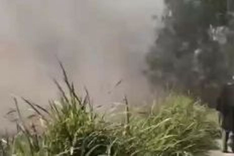 Lahan Lereng Gunung Merapi di Boyolali Terbakar, Diduga Aktivitas Warga Bakar Daun Kering