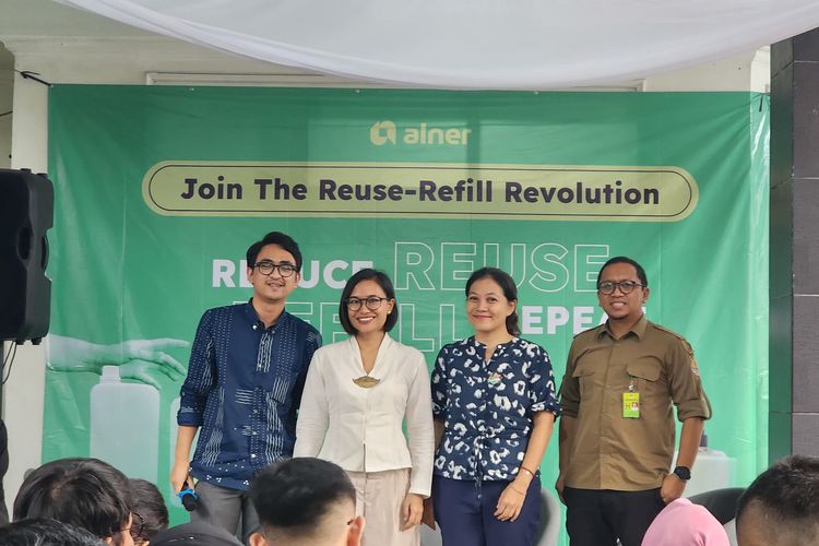 Alner, startup asal DKI Jakarta yang fokus menyediakan solusi kemasan guna ulang untuk produk konsumen harian, meresmikan Toko Experience Guna Ulang di Kemang, Jakarta Selatan pada Senin, 1 April 2023.