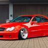Mercedes-Benz CLK W209 Tampil Ganteng dengan Gaya Stance