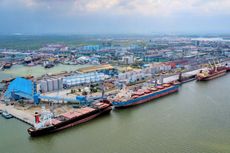 Bongkar Muat AU Virgo Jadi Penanda Pelabuhan Belawan Resmi Beroperasi