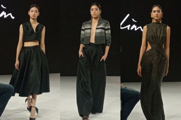 Desainer Liliana Lim mengadakan peragaan busana tunggal yang menampilkan koleksi terbaru bertajuk Resurgence di The Langham Fashion Soiree, pada Kamis (2/11/2023).